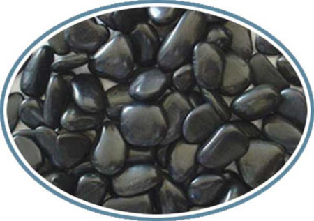 Грунт Галька шлифованная черная 20-40мм 5кг (ND082)