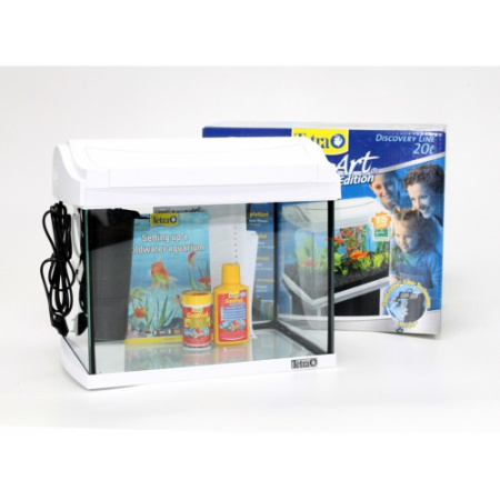 Аквариум AquaArt Discover Line белый 20л 38х26х34см